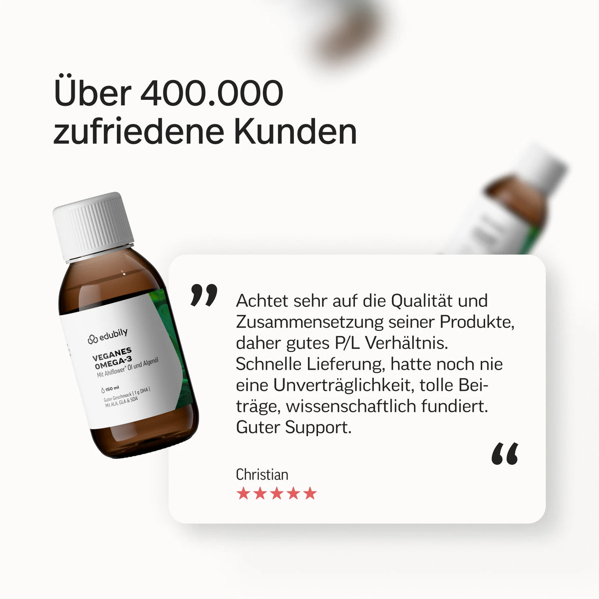 Veganes Omega-3 Öl