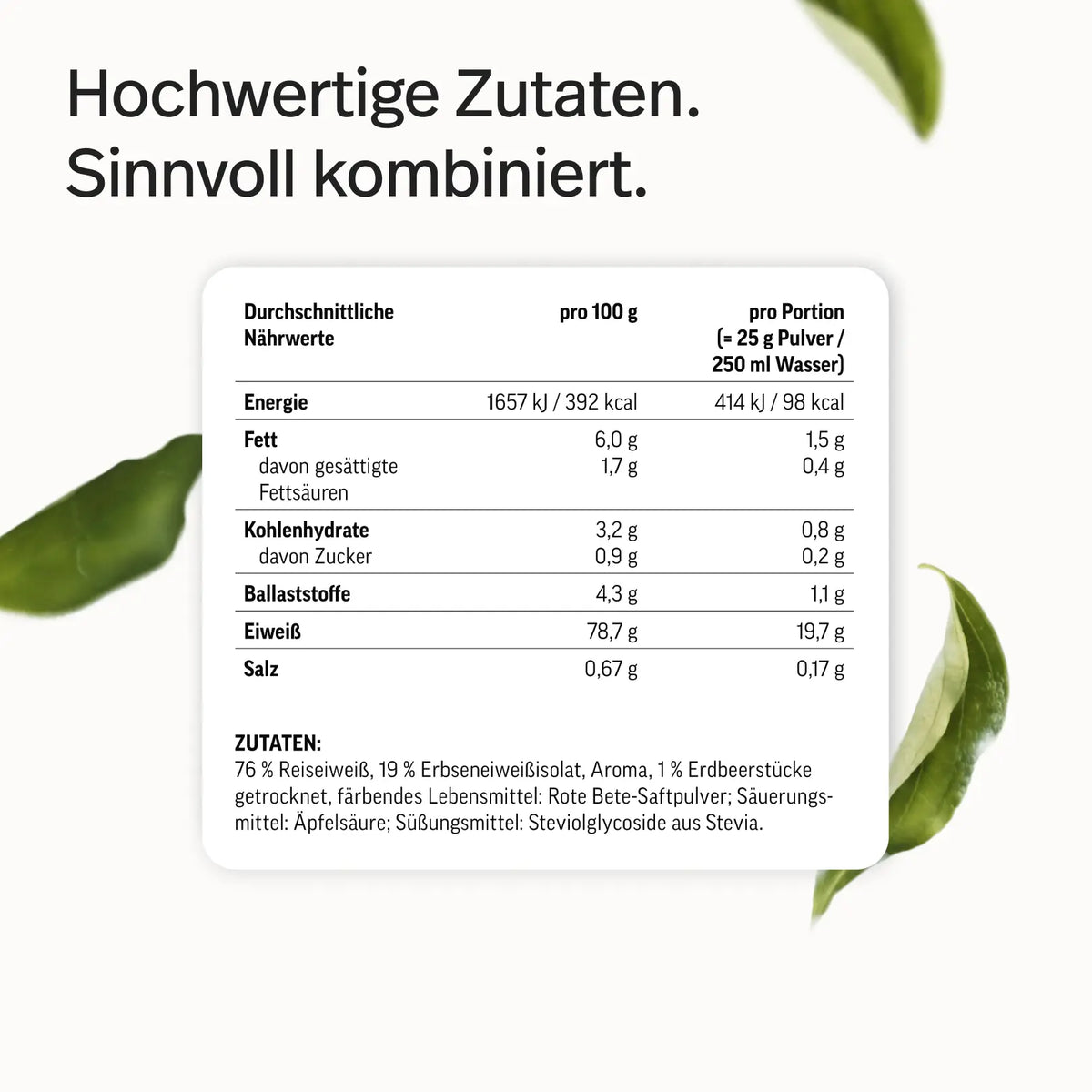 #Geschmacksrichtungen_Erdbeere