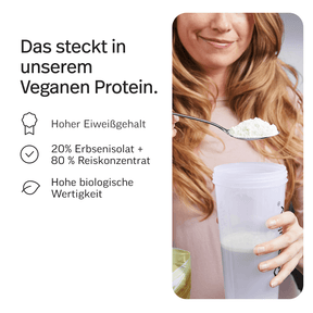 Veganes Proteinpulver