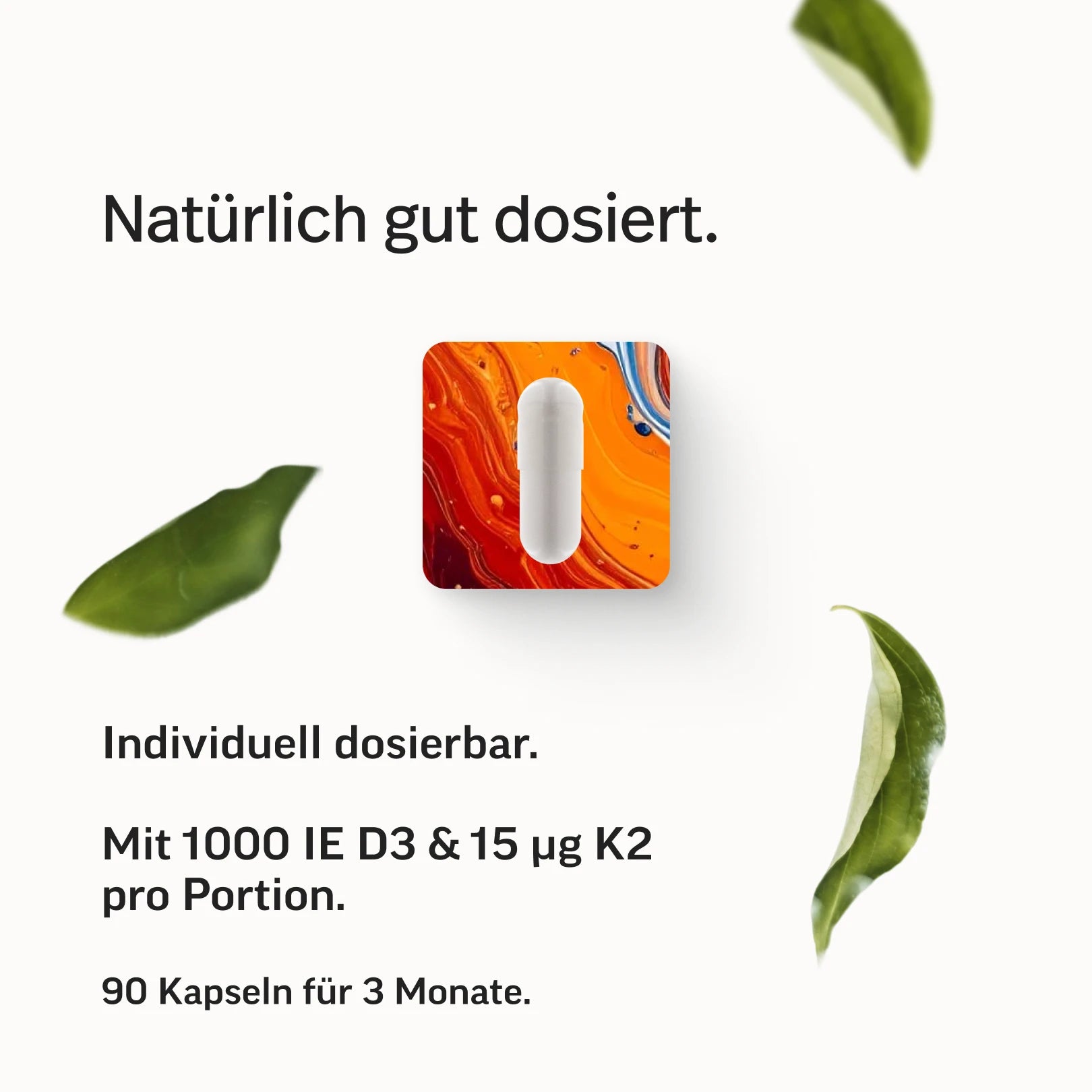 Vitamin D3 mit K2 Kapseln