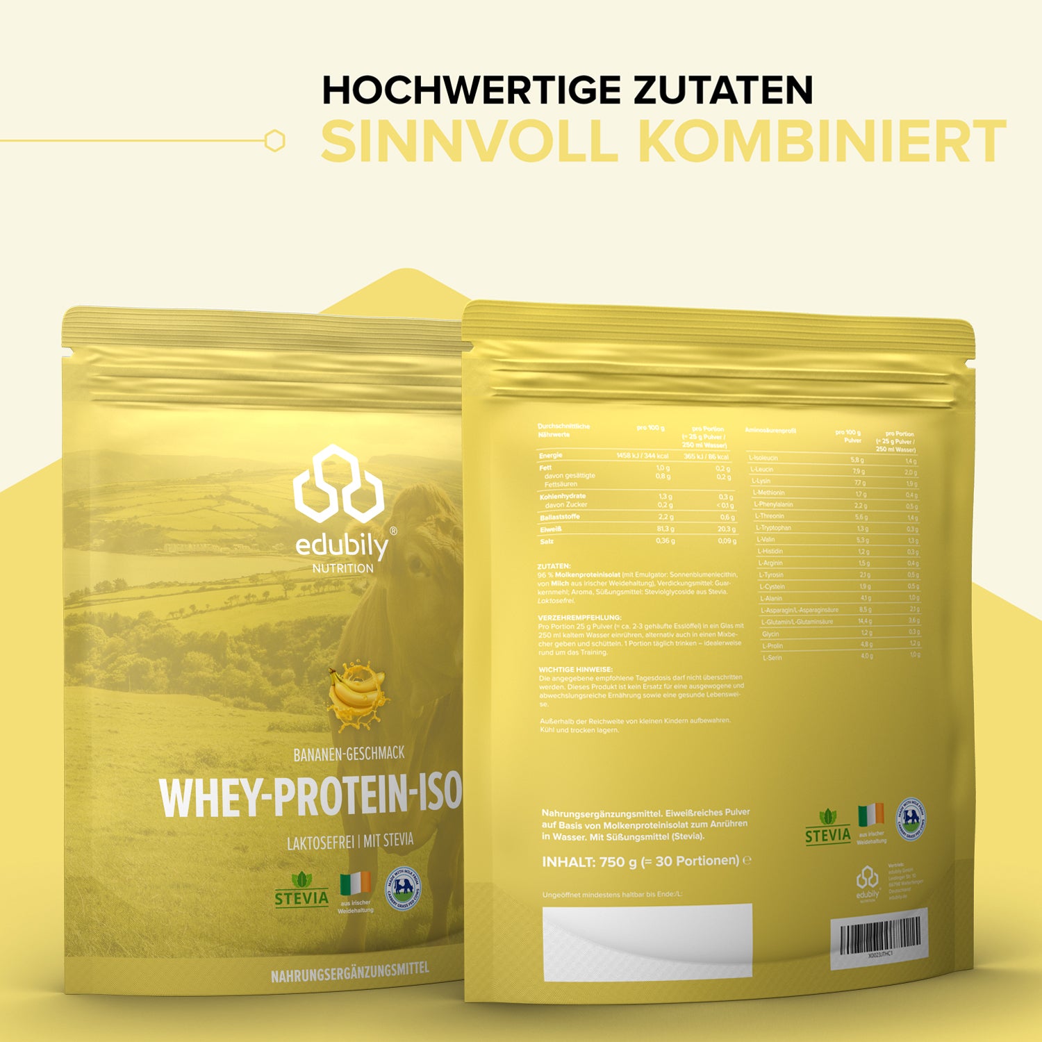 Whey-Isolat Pulver aus Weidemilch