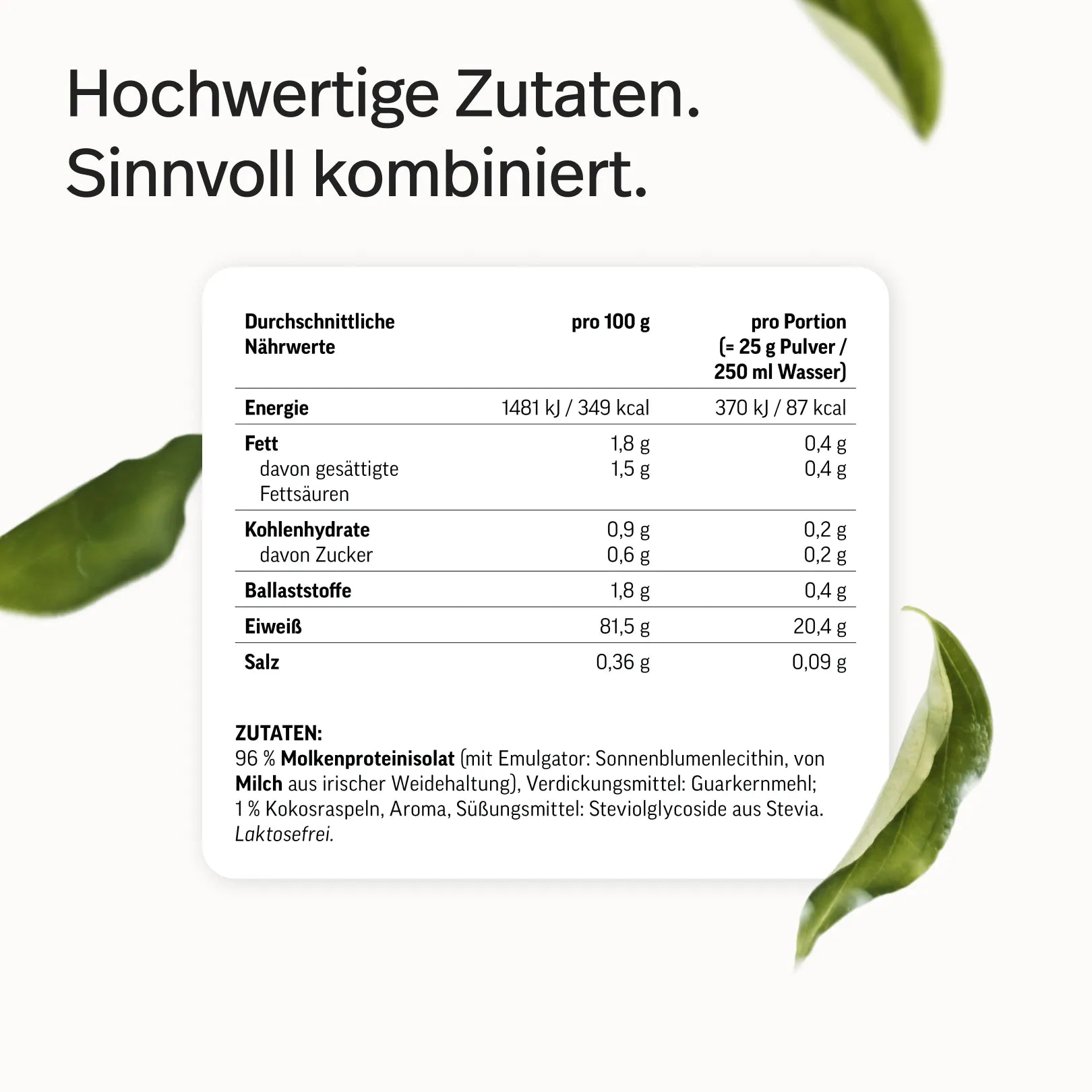 #Geschmacksrichtungen_Kokos