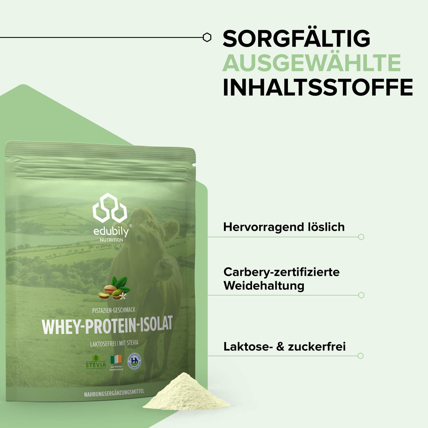 Whey-Isolat Pulver aus Weidemilch