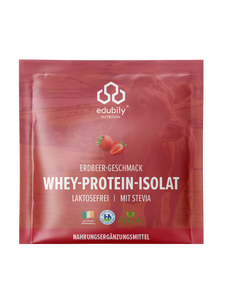 whey isolat erdbeer probe