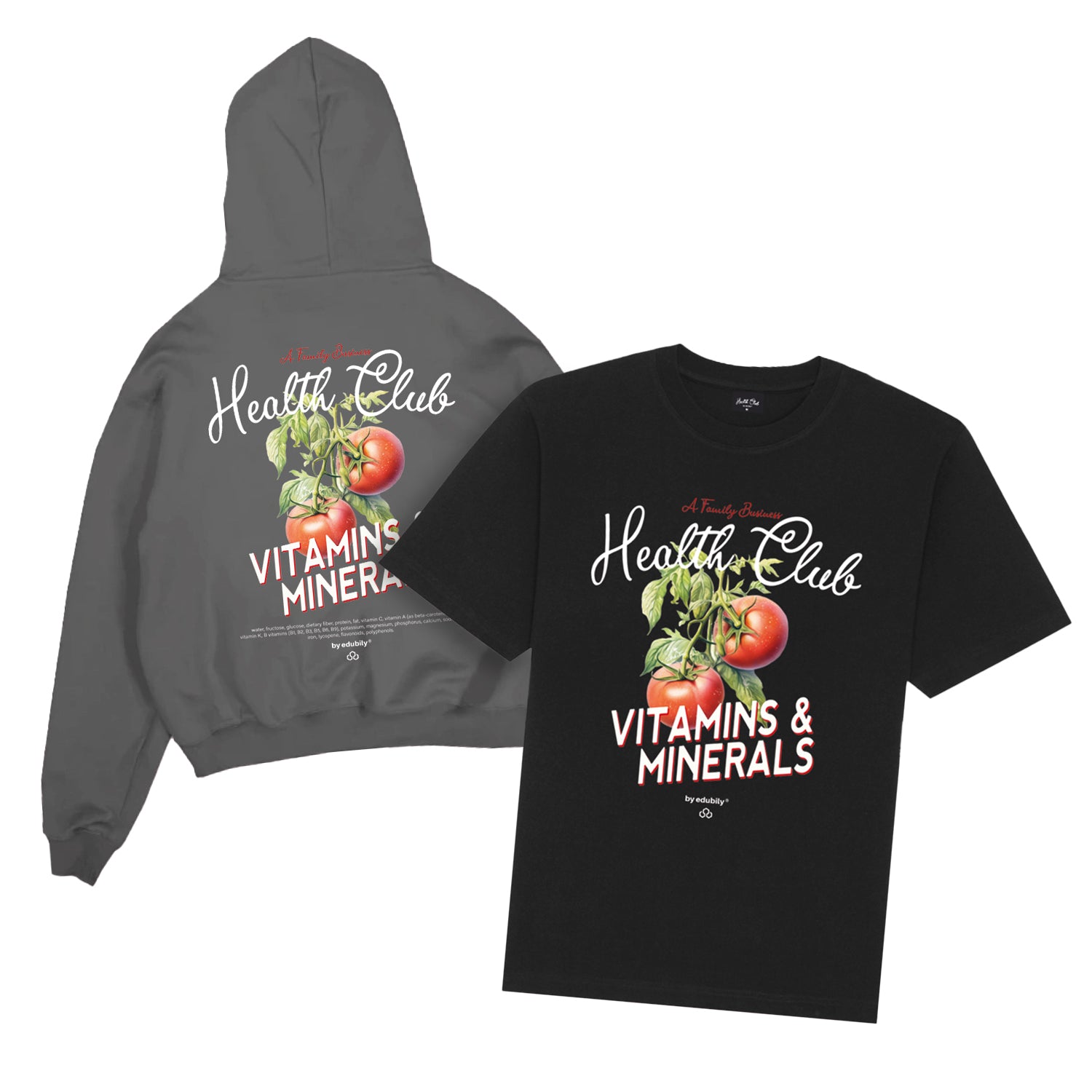 Outfit Tomate Hoodie + T-Shirt